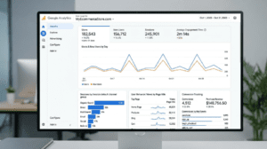 Google Analytics dashboard
