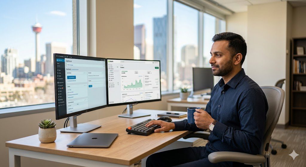 WordPress vs Shopify Calgary