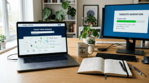 Website redesign and migration process for a Calgary courier company