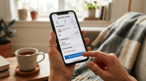doing shopping at home